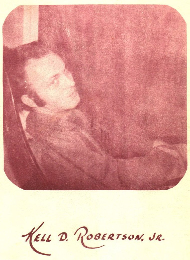 back cover of "Toward Communication" his first poems, from Grande Ronde Press (Sacto(?) California), 1967. first poem is: "In Albuquerque/a sea gull/on the Rio Grande/dove under the bridge/came out the other side/two sparrows" K.D.R.jr. -- Larry Goodell